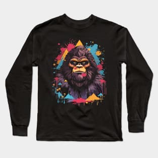 Bigfoot Design Long Sleeve T-Shirt